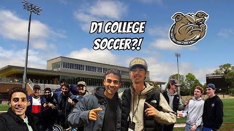 I went to the CRAZIEST College Soccer game of the year! (Bryant vs UVM)