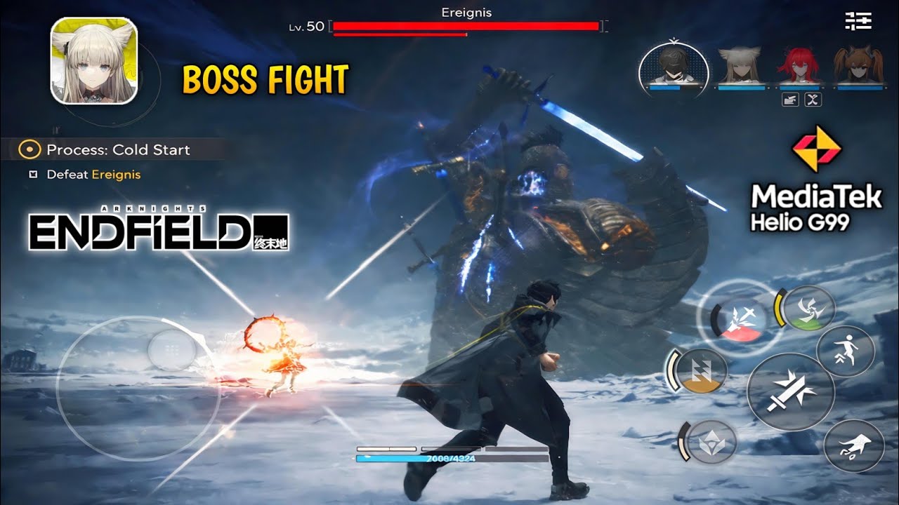 Arknights Endfield Android Gameplay | Ereignis Boss Battle | New RPG Game 2026