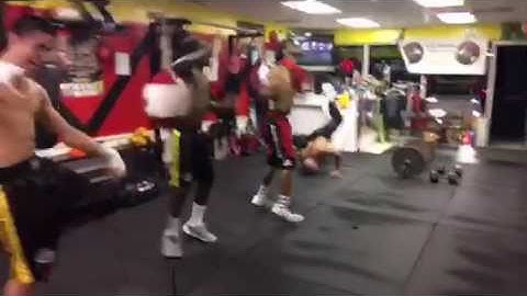 Elite boxing after party these kids are hype