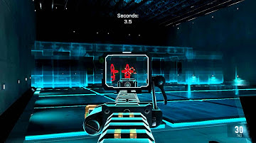 Aw: Firing Range 1 - 6.8 Seconds With Gun Only (No grenades) World Record?