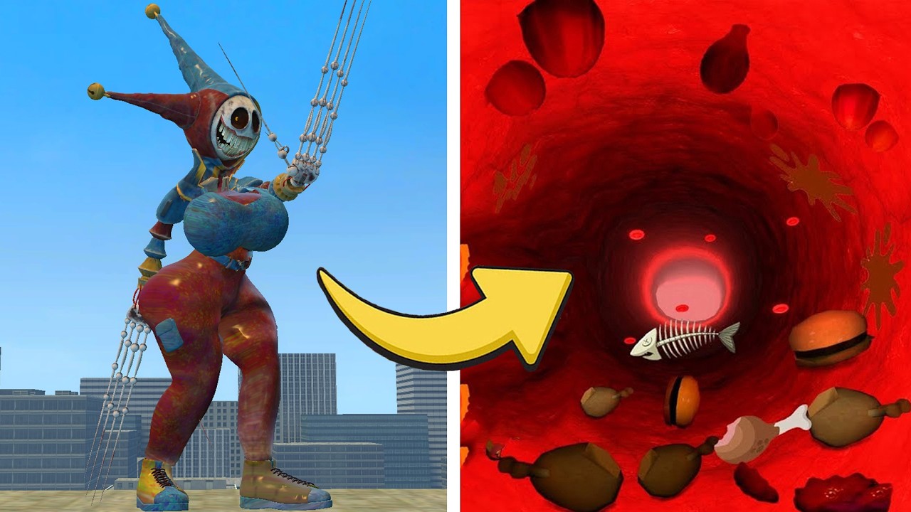 New What's Inside Prototype Love Story Poppy Playtime Chapter 5 Monsters In Garry's Mod!