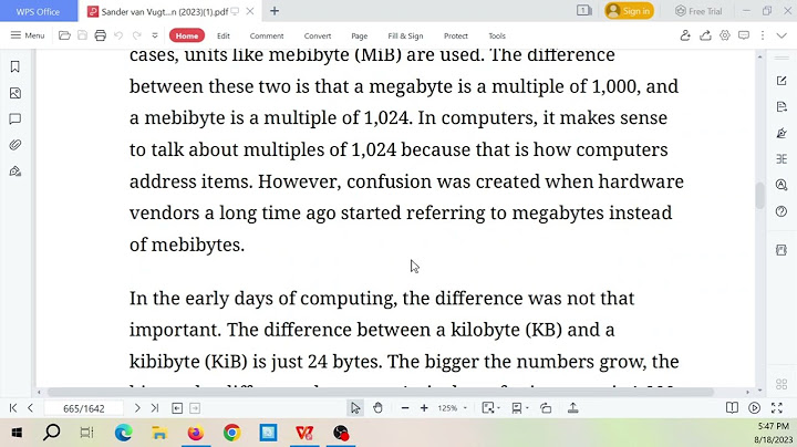 Sự khác biệt giữa kibibyte kilobit và kilobyte là gì năm 2024