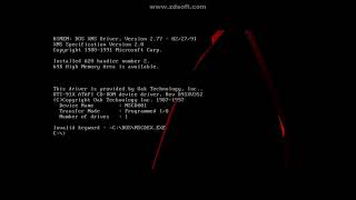 DOS 5.00 + CDROM Driver | VirtualBox Tutorials