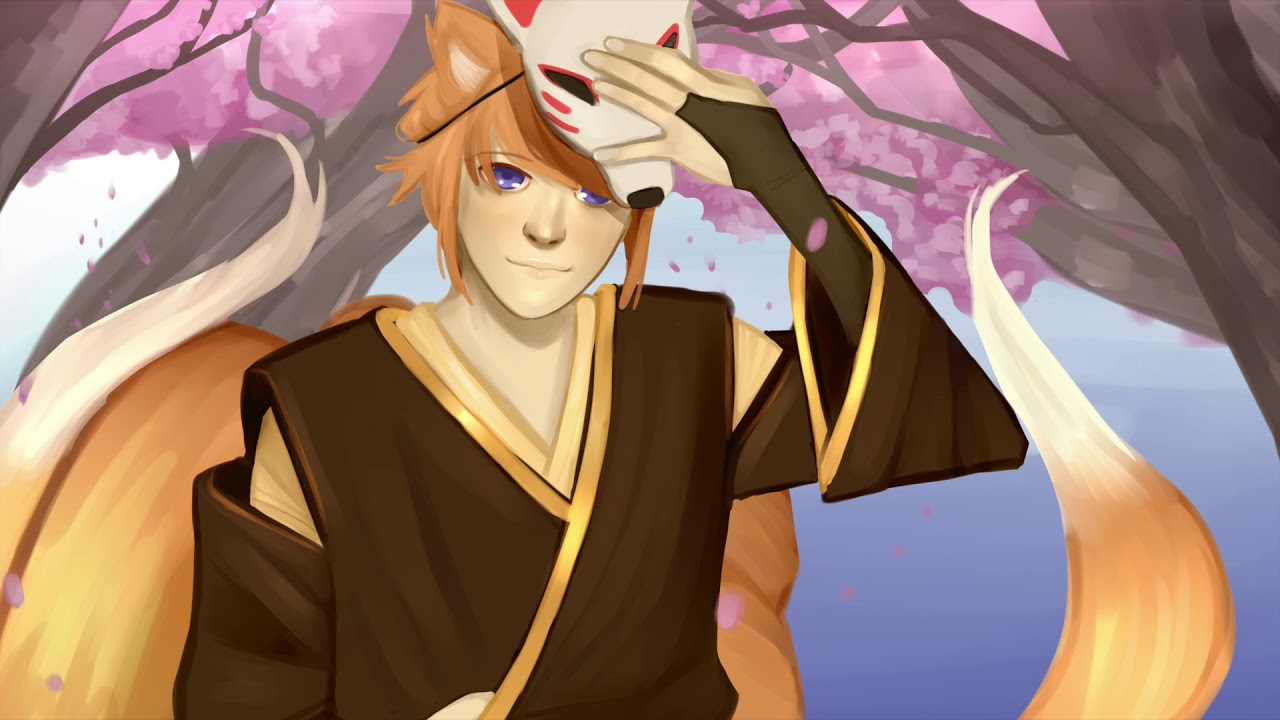 ASMR Caring Kitsune Roleplay (with head scratches)