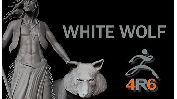 Zbrush 4R6 - White Wolf - Timelapse Modeling