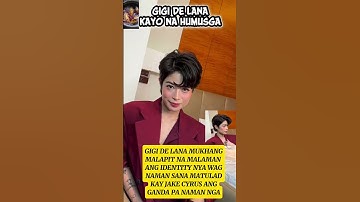 Gigi De Lana Pogi ba? #trending #viralvideo #celebrity #gigidelana #shorts #fyp #singer