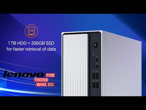 Lenovo IdeaCentre 3 Desktop (AMD Ryzen 3 3250U/8GB/1TB HDD + 256GB