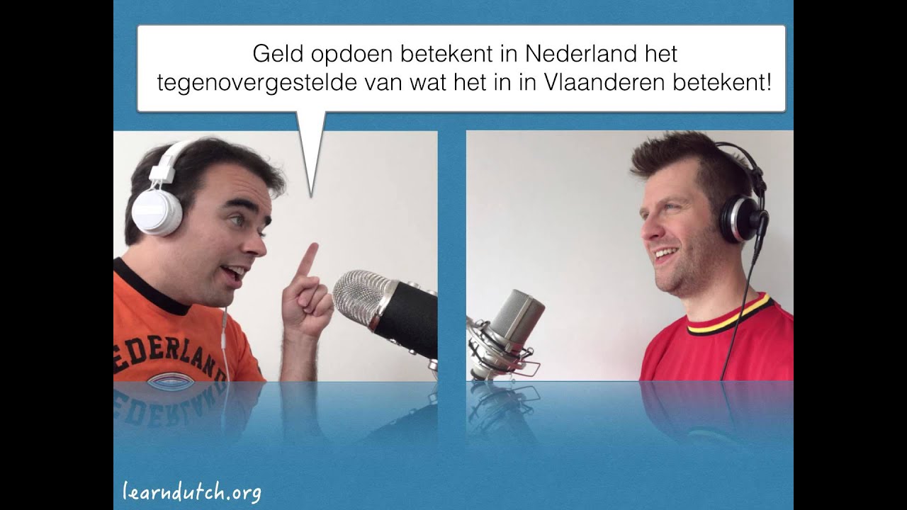Leer Belgisch Nederlands (Vlaams) - les 6 ! Verschillen Nederland en