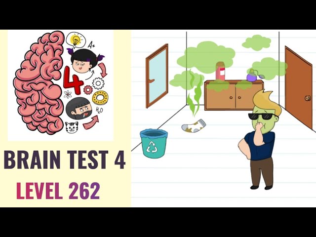 🧠 Brain Test 4 Level 262 | Gymmy must get rid of the bad smell