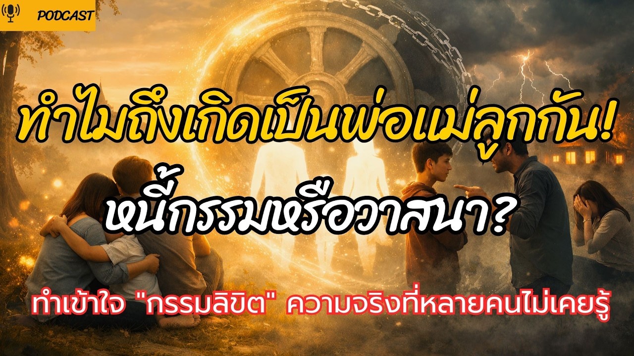 ทำไมถึงเกิดเป็นพ่อแม่ลูกกัน หนี้กรรมหรือวาสนา? ทำเข้าใจเรื่อง