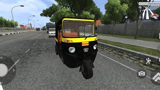 Bajaj Auto Rickshaw Game | Auto Wala Game | New Mods Bus Simulator Indonesia Android Gameplay screenshot 3