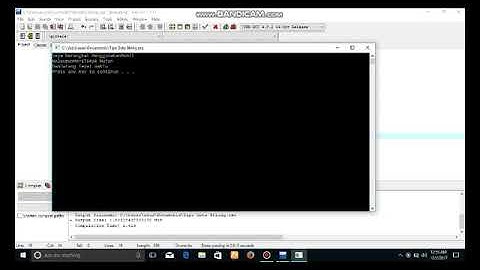 MEMBUAT PROGRAM SEDERHANA MENGGUNAKAN DEV C++  ►STRING-UMUR CIN-UMUR CONSTANTA◄