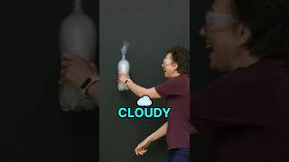 Create a cloud in a bottle! ☁️🍼 #shorts  #drtatiana #science