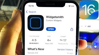 How To Use WidgetSmith on iPhone (Home Screen & Lock Screen) screenshot 3