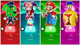 D Billion 🆚 Sheriff Labrador 🆚 Super Mario Bros Fishing 🆚 The Amazing Digital Circus. Who is Win?