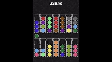 Ball Sort Puzzle Level 107 SOLVED