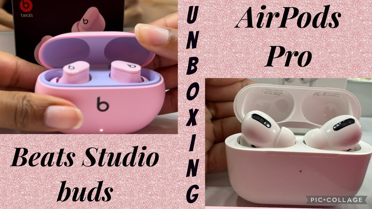 Beats studio buds & AirPods Pro unboxing / which pair did I keep 🤔