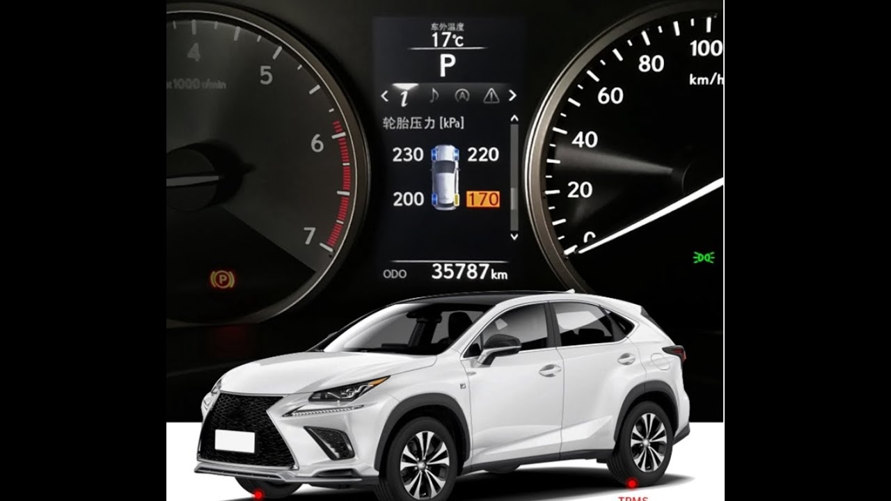 Jak zresetować czujnik ciśnienia w oponach Lexus NX ?