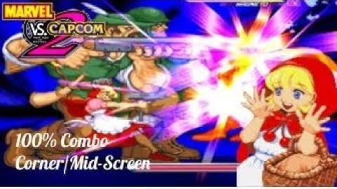 MvC2: 100% combo using B.B Hood