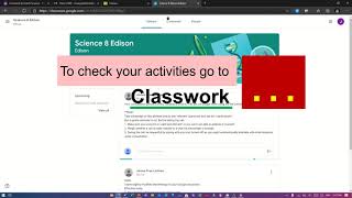 How to check and submit activities in Google Classroom