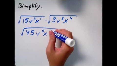 Simplifying a product of radical expressions, multivariate