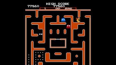 ALL Easy Strange Mazes - Ms. Pac-Man (Tengen) (NES)  - Vizzed.com GamePlay