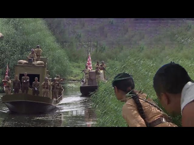 【Full Movie】日軍進村屠殺，哪料村姑擅長水戰，一人幹掉日軍大隊  ⚔️  抗日  MMA | Kung Fu