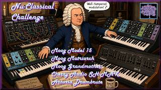 Nu-Classical HWJ Challenge: Moog Model 15, Grandmother, & Matriarch, CA SH-MAX & Arturia Drumbrute