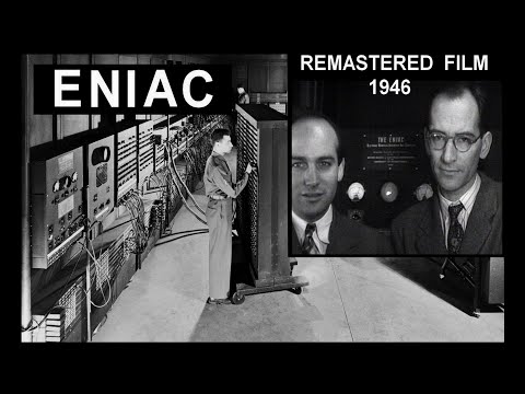 1946년 ENIAC 컴퓨터 역사 리마스터 FULL VERSION 최초의 대형 디지털 전자 컴퓨터