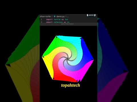 Superb graphics with python turtle | Python Turtle Graphics | Awesome python turtle graphics#yt