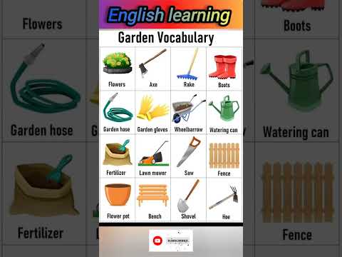 Garden Vocabulary. English learning.shorts shortvideo by English Hinglish