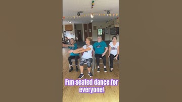 Seated dance for all! #chairexercise #dance #seated #danceforlife #inclusion #disability #elderly