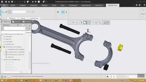 creo exploded view with animation tutorial