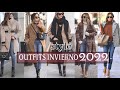 MODA INVIERNO 2022 MUJER/ TENDENCIAS EN OUTFITS PARA INVIERNO 2022 /COMBINACIONES CON ABRIGOS LARGOS