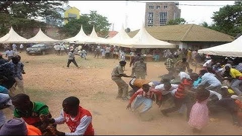 CHAOS! OUTSIDE ISIOLO COUNTY ASSEMBLY! AFTER ANGRY RESIDENTS CLASH WITH POLICE OVER GUYO IMPEACHMENT