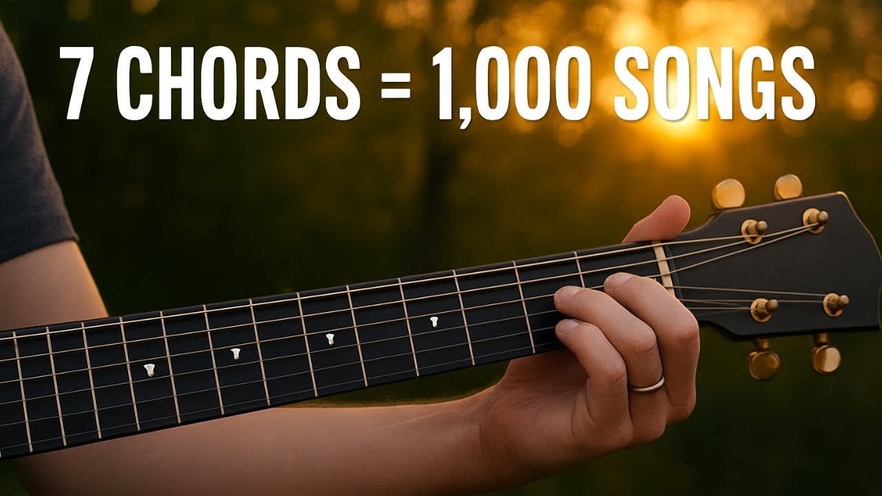 7 MUST KNOW Guitar Chords for Beginners to Unlock 1000s of Songs! - YouTube