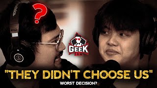 Worst Decision By Geek Fam? Wolfcast Interviewed Veewise