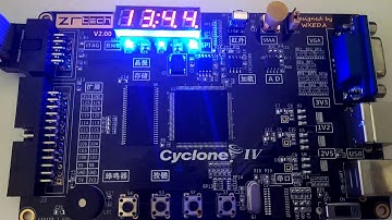 FPGA clock using EP4CE6E22C8N