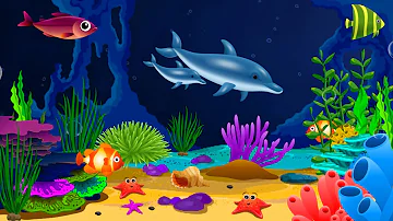 Lullabу and Calming Undersea Animation 🐟 Soothing fishes 🐟 Baby sleep music 💤