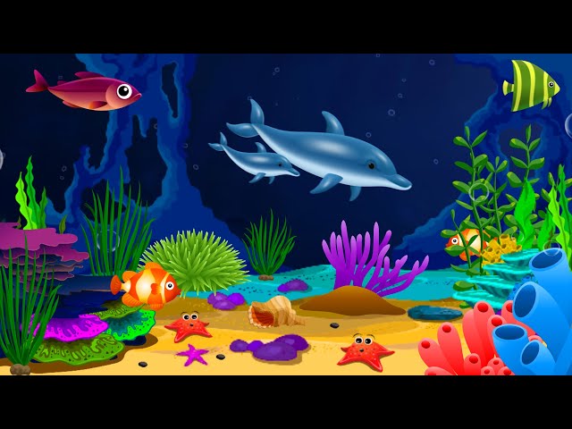 Lullabу and Calming Undersea Animation 🐟 Soothing fishes 🐟 Baby sleep music 💤 class=