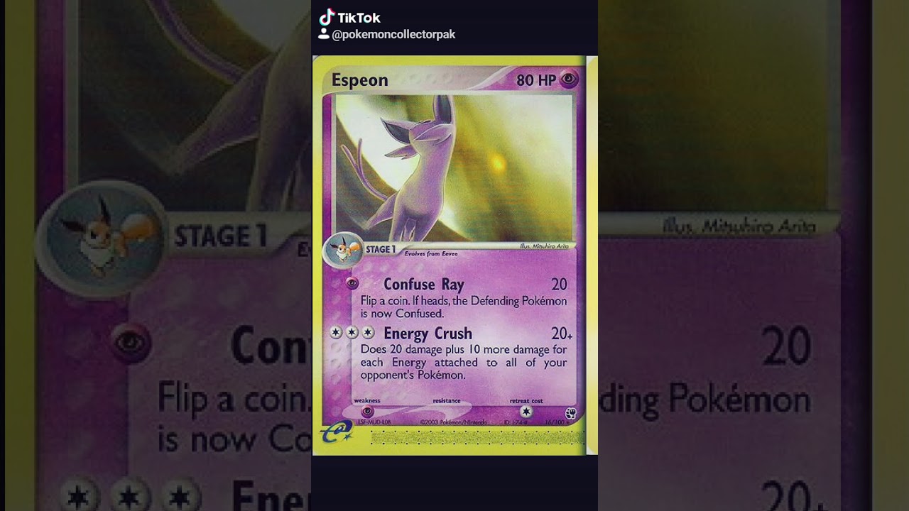 Every Espeon in pokemon TCG (2020)