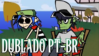 Murdoc and 2D Explain how Gorillaz met - Dublado PT-BR