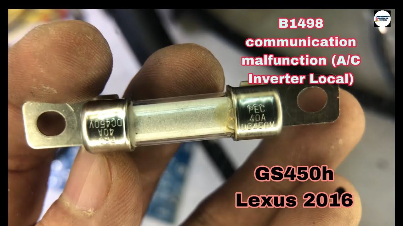 B1498/98 communication malfunction (A/C Inverter Local
