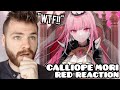 First Time Hearing Calliope Mori &quot;RED&quot; | Hololive | Reaction