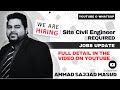 Site Civil Engineer Required in Jeddah Saudi Arabia