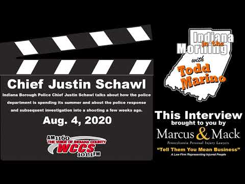 Indiana in the Morning Interview: Chief Justin Schawl (8-4-20)