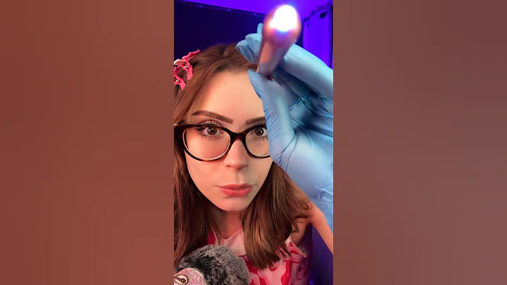 ASMR EYE EXAM ROLEPLAY 👓 #shorts #asmr