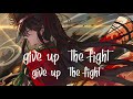 Nightcore → White Flag (lyrics)