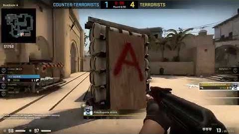 CSGO: 1v4 Clutch in Mirage