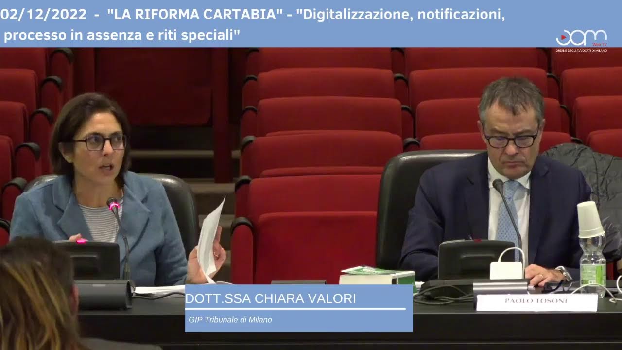 La riforma Cartabia. - 